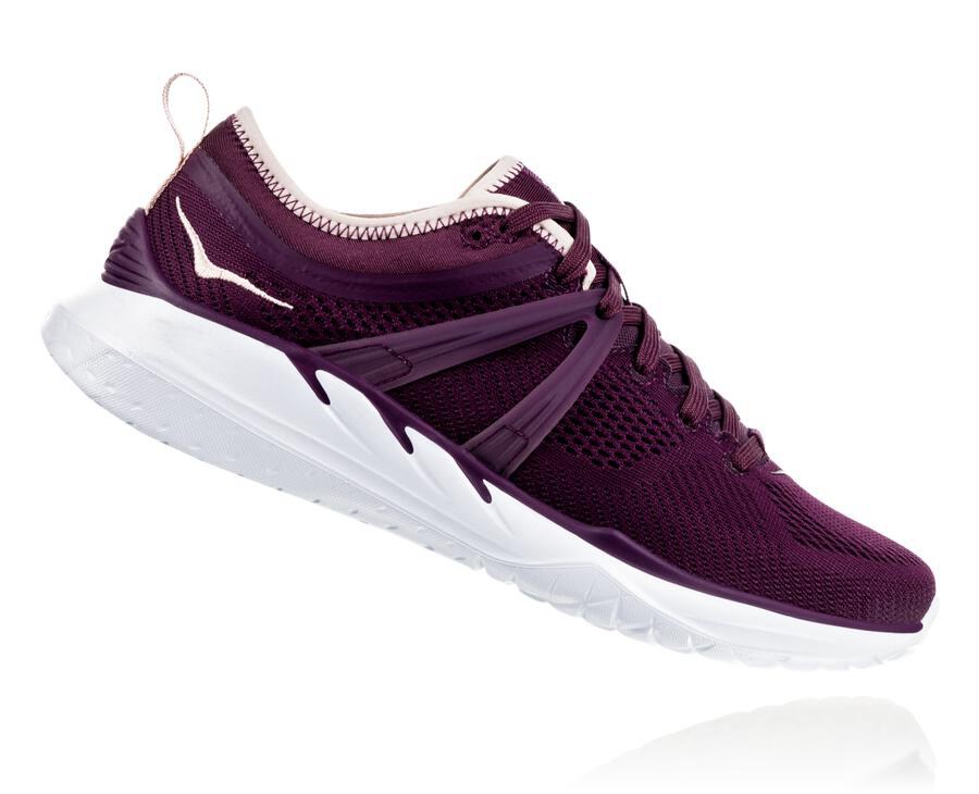 Hoka One One Koşu Ayakkabısı Kadın Mor - Tivra - QJ3972165